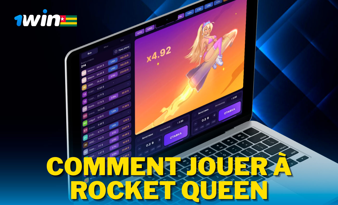 Jouez à Rocket Queen sur 1Win - le jeu de crash palpitant